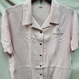 Pink Mercedes-Benz Button-Up Shirt
